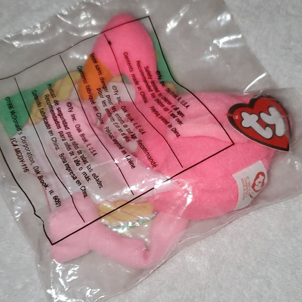 Ty 1993 Pinky Teenie Beanie Babies McDonald's